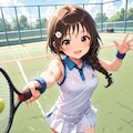 三つ編みテニスちゃん 7枚目