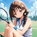 三つ編みテニスちゃん 6枚目