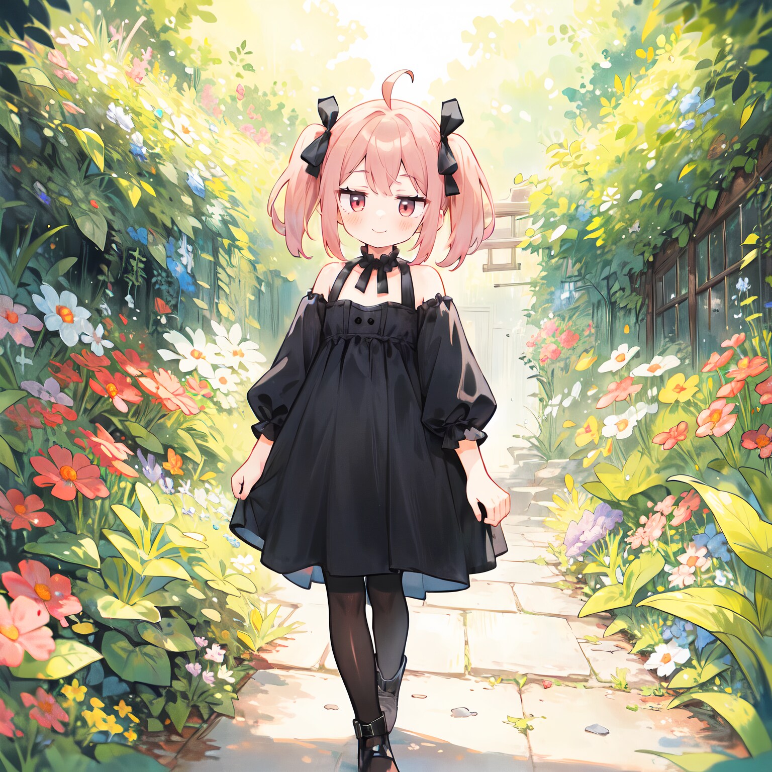 ジト目のツインテちゃん