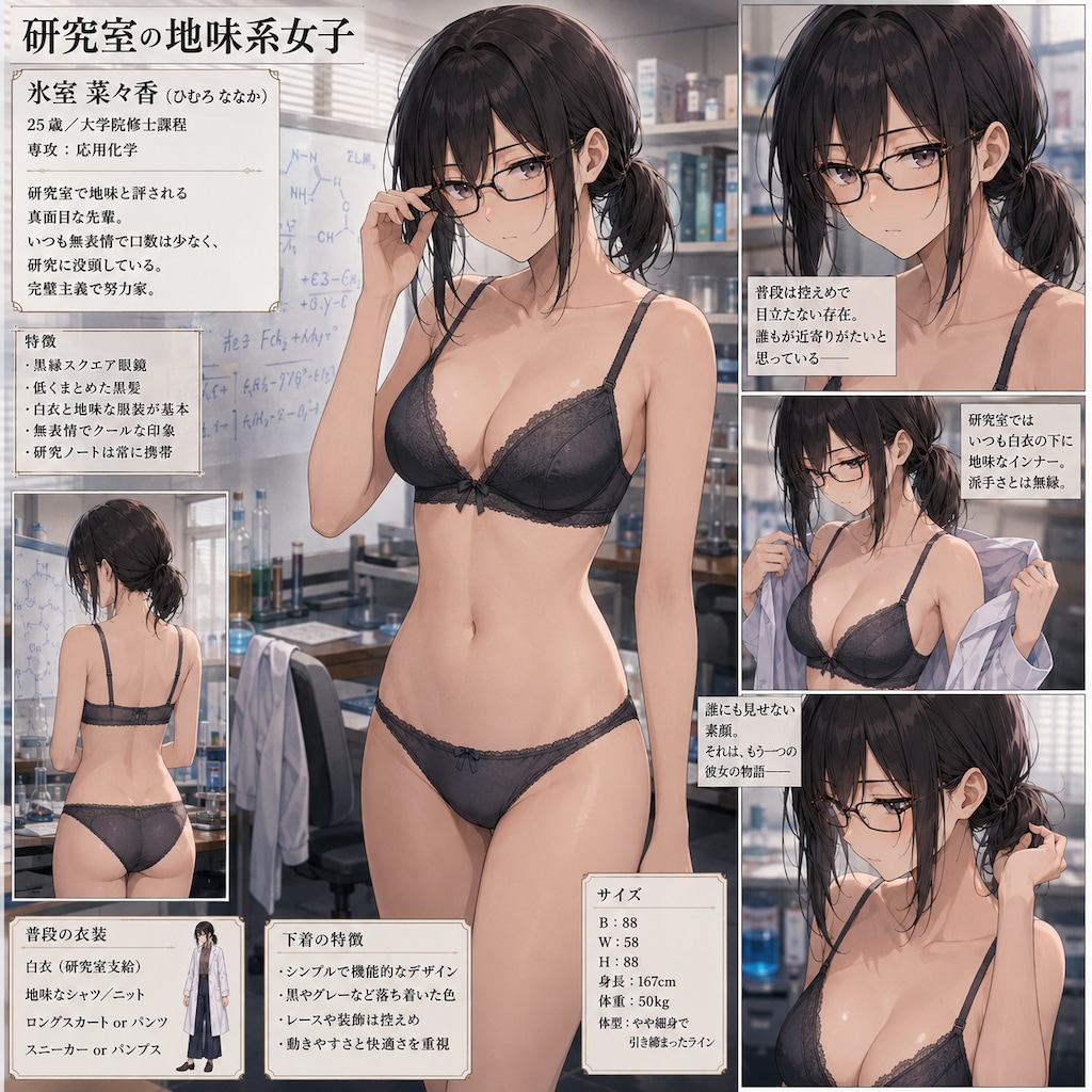 氷室菜々香の普段の下着姿