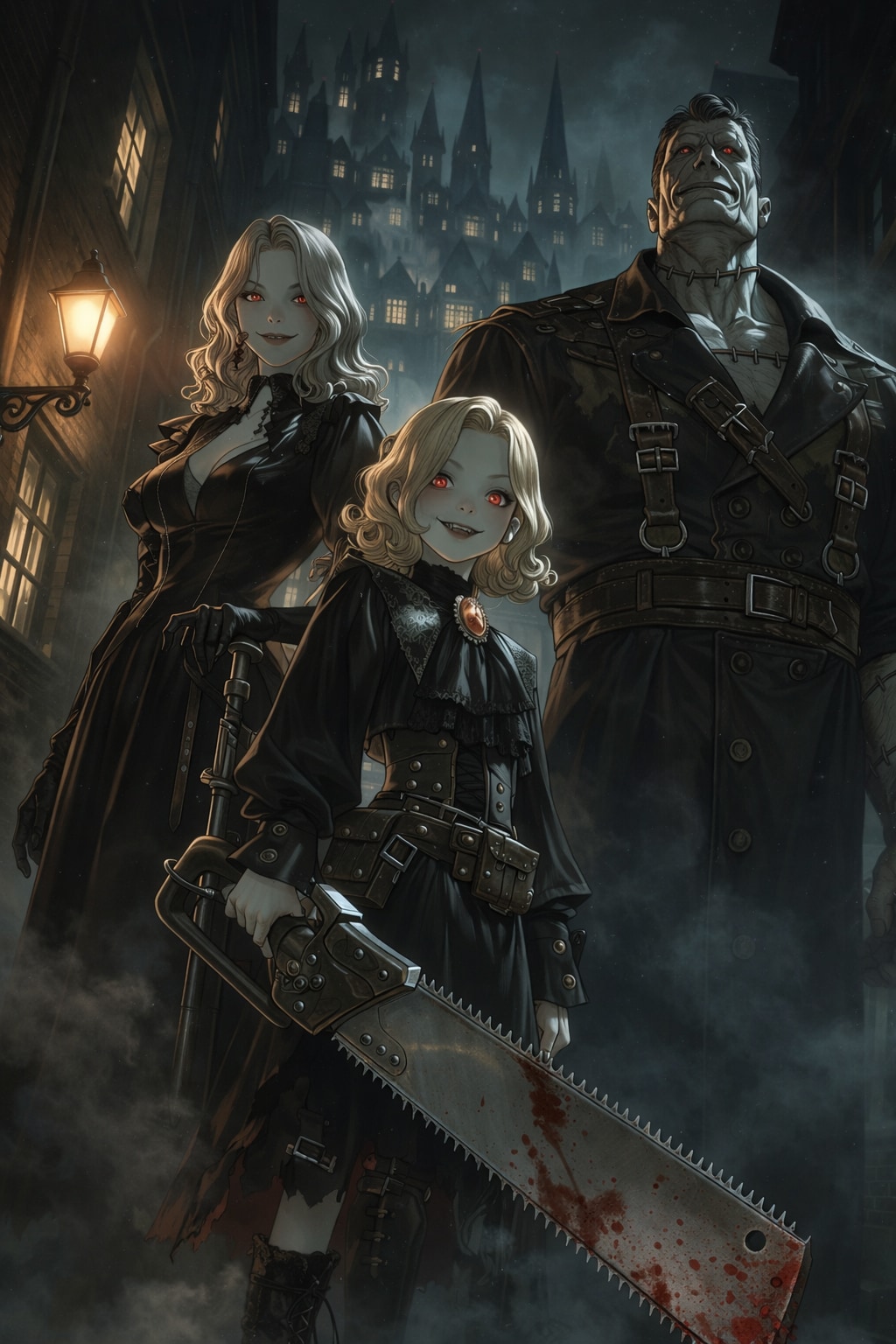 ゴシック(ホラー)ファミリー | の人気AIイラスト・グラビア