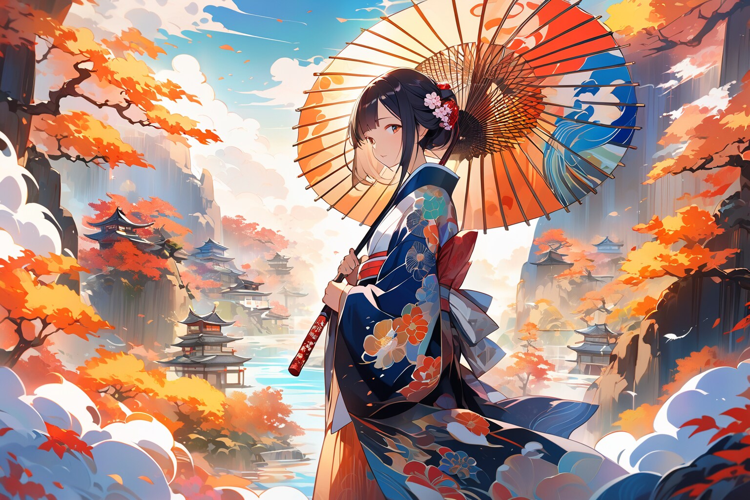 古風な風景 | の人気AIイラスト・グラビア