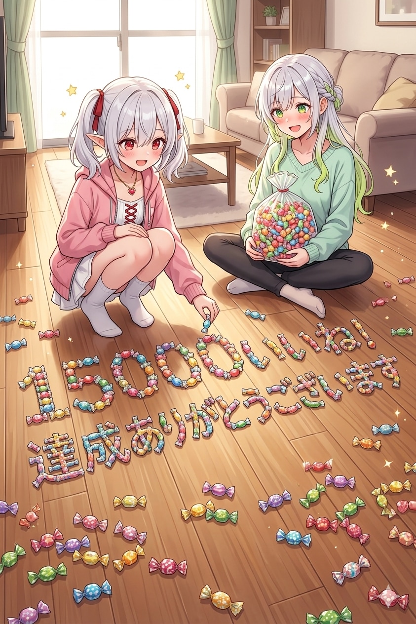 15000いいね！達成ありがとうございます | の人気AIイラスト・グラビア