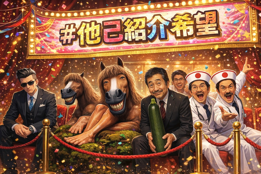 他己紹介希望！