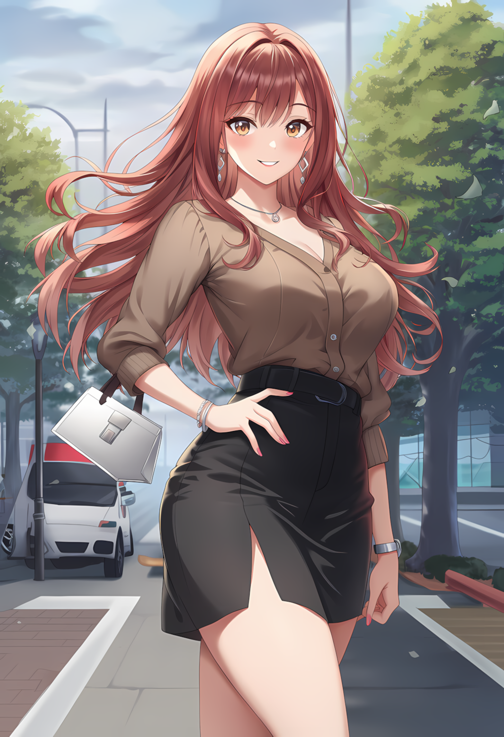 ノノカの朝通勤スタイル🌥🚶‍♀️