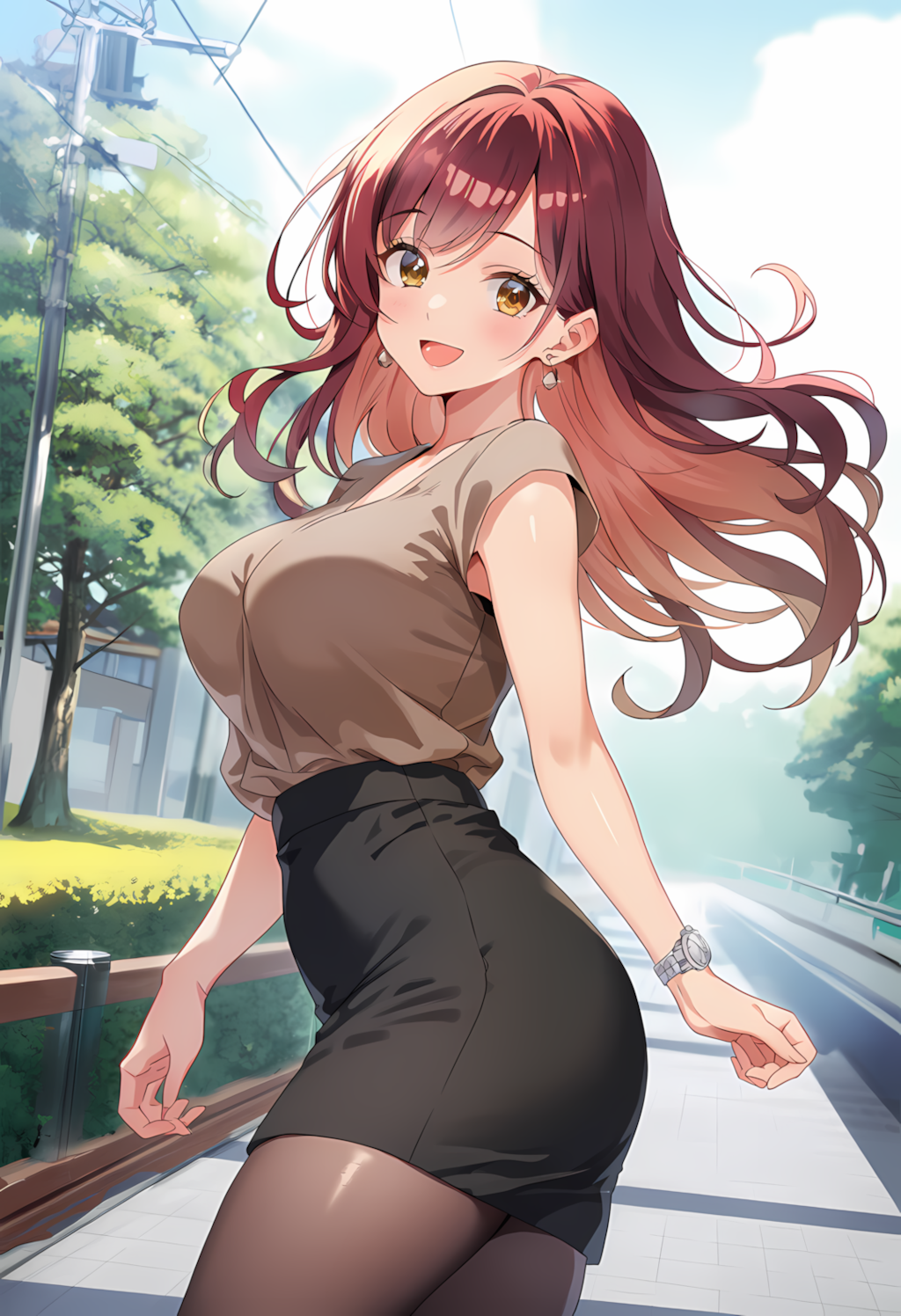 ノノカの朝通勤スタイル🌥🚶‍♀️