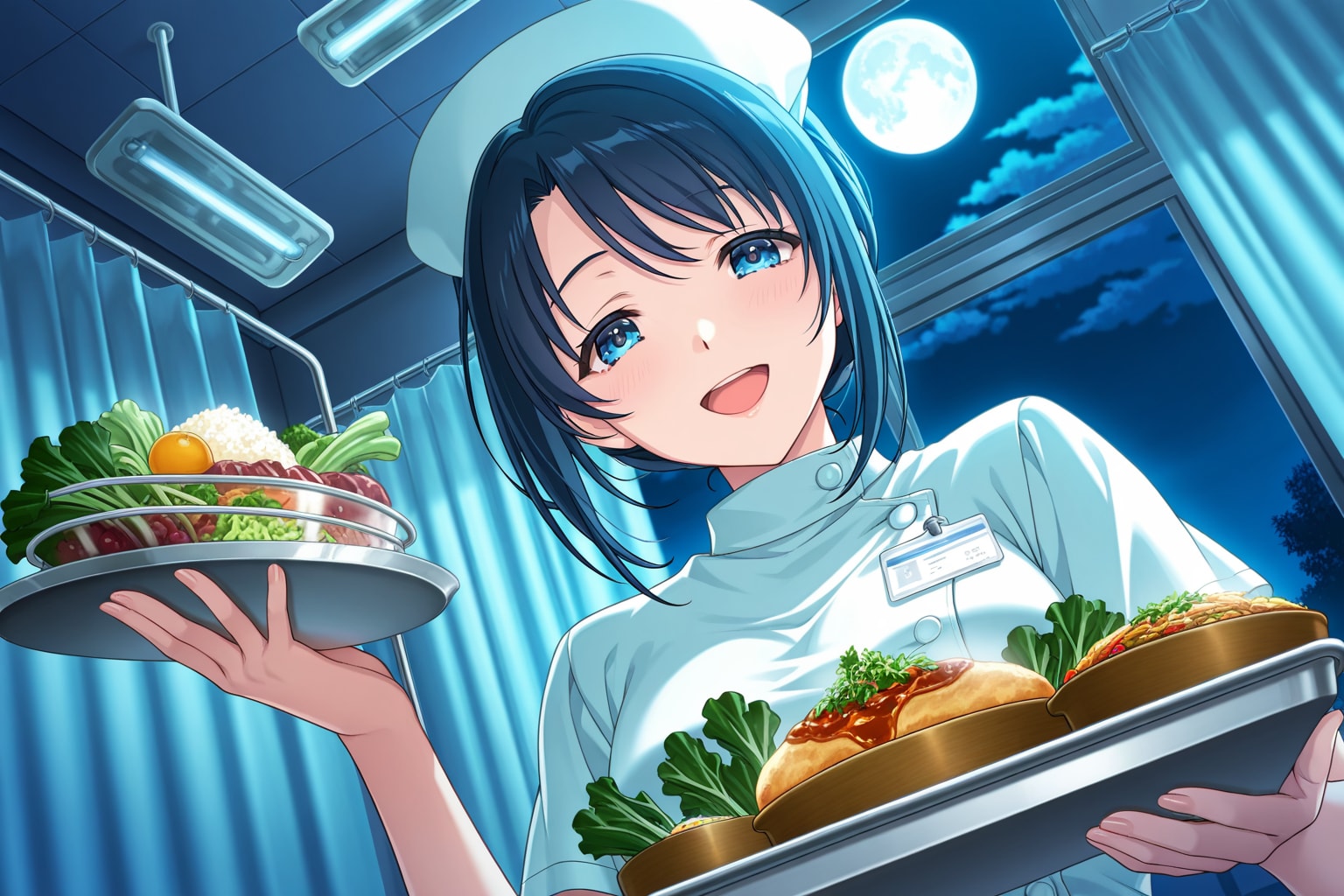 「はーい、病人食ですよ～」 | の人気AIイラスト・グラビア