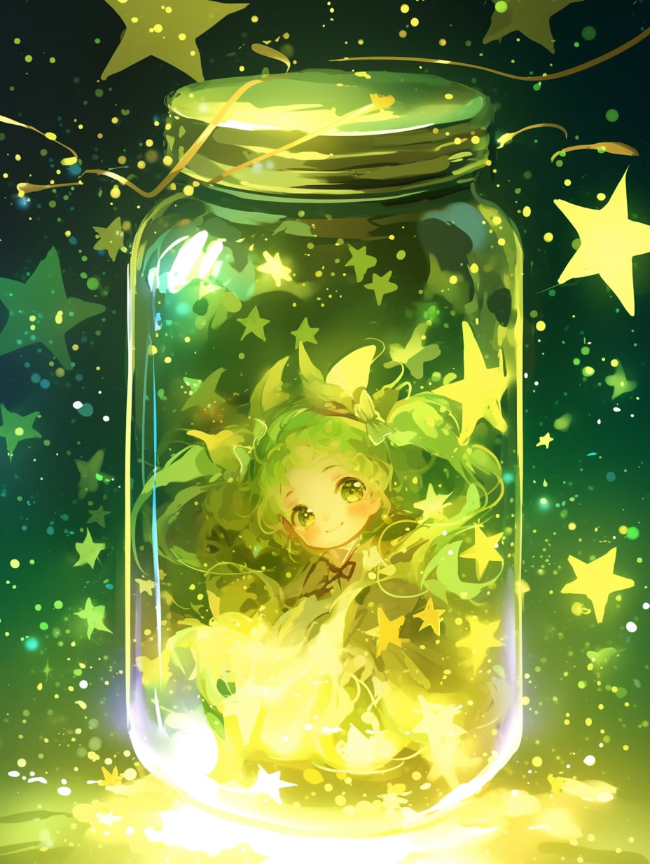 「瓶詰の少女」碧78 | の人気AIイラスト・グラビア