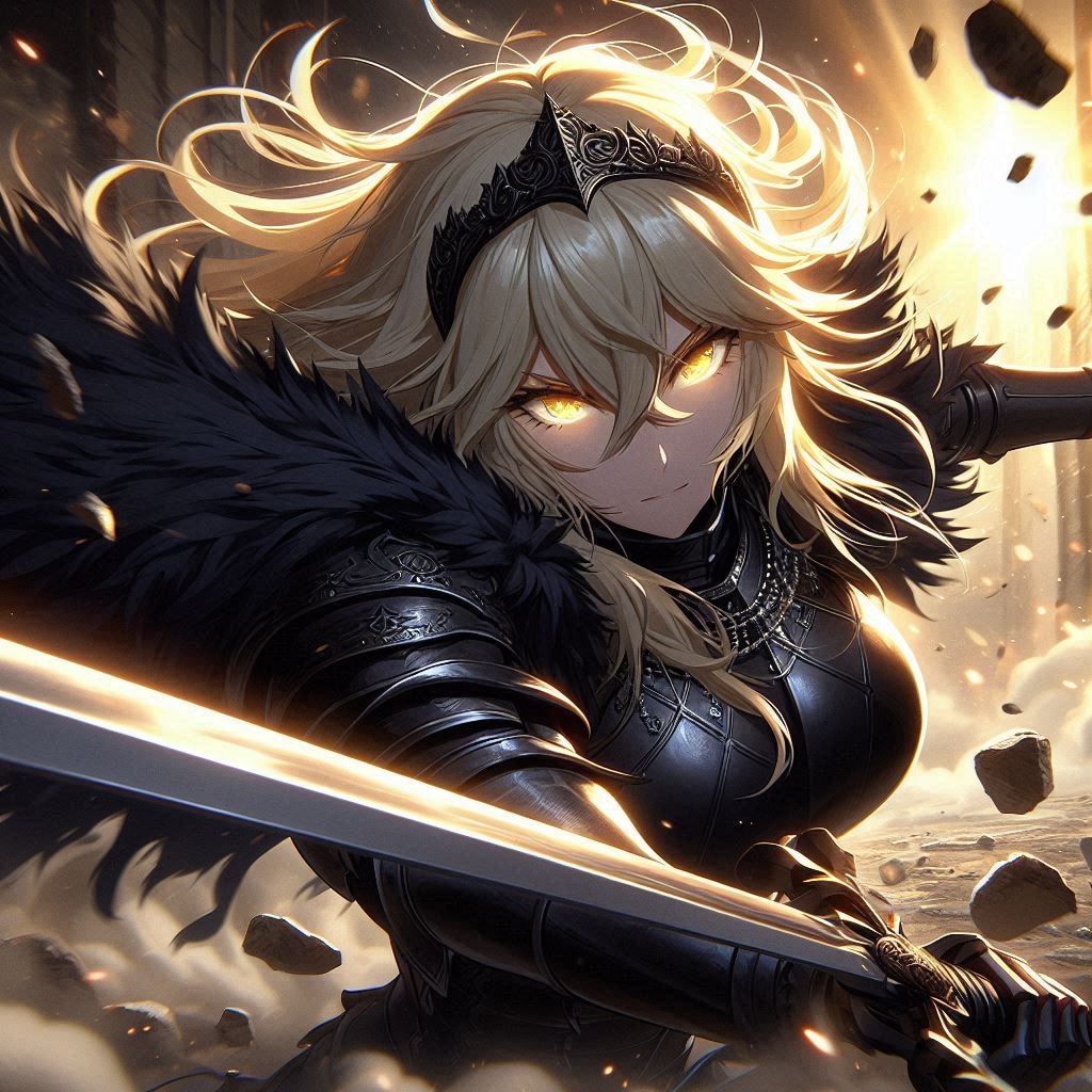 ブロンドの女騎士さん882