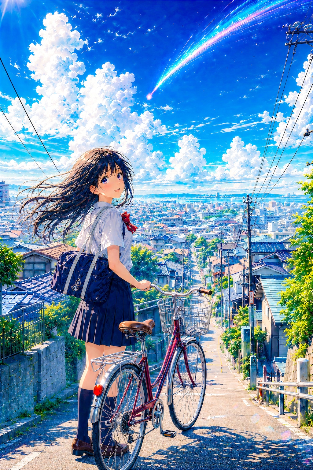 見上げた、秒速の青空