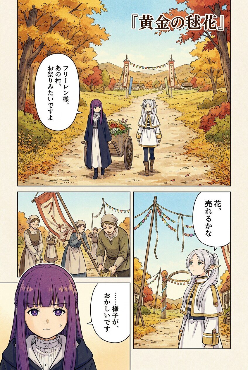 花送りのフリーレン 4話『黄金の毬花』前編