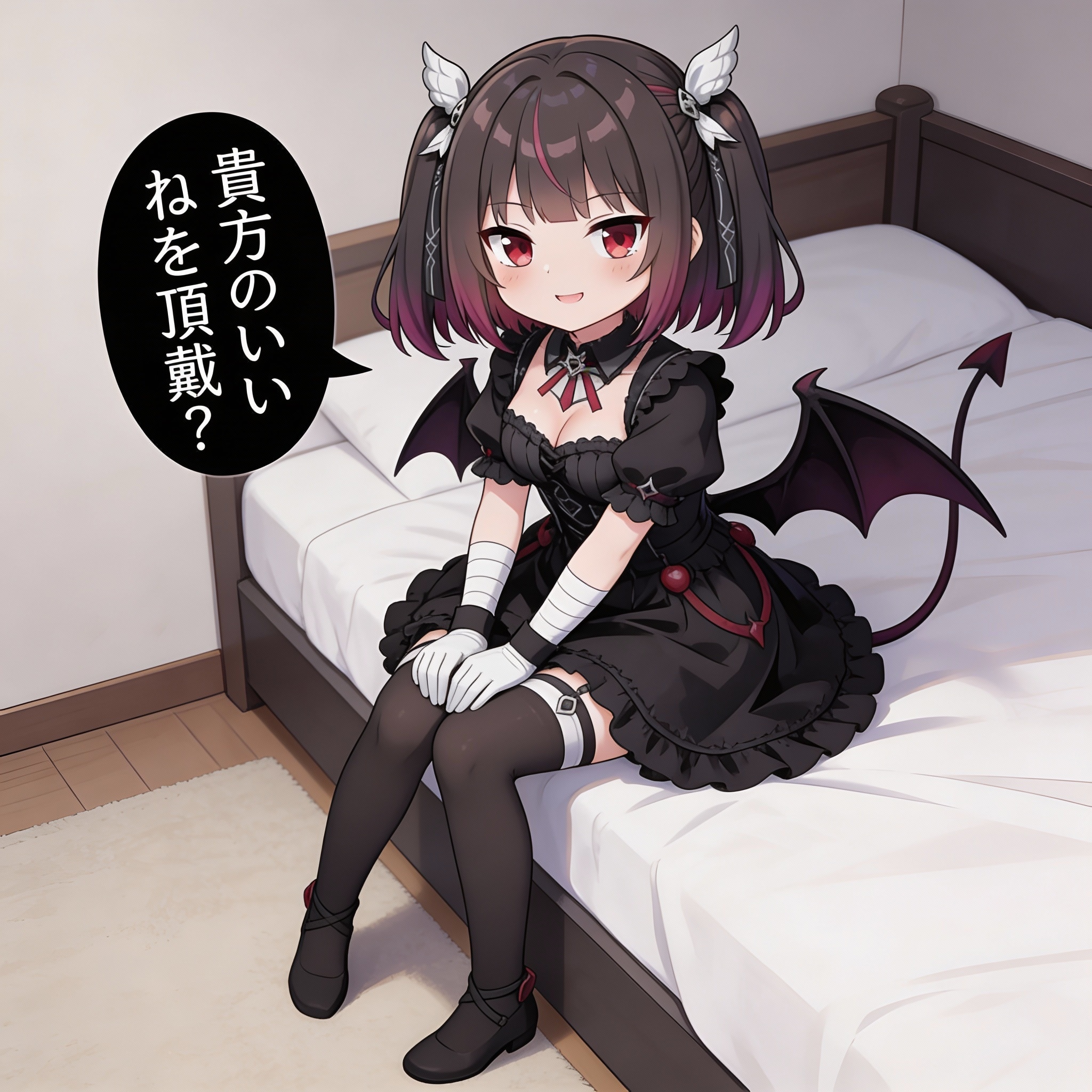 『いいね』を催促するミテルちゃん | の人気AIイラスト・グラビア