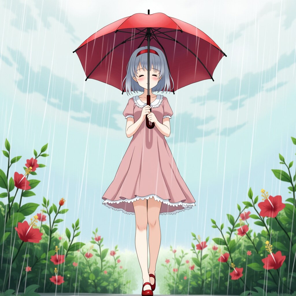 雨、あめー | の人気AIイラスト・グラビア
