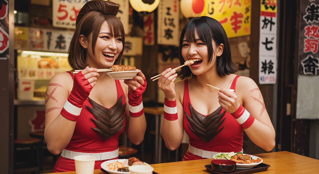 ストリートファイターで食事