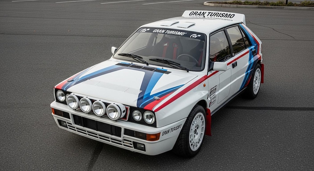 ランチアデルタラリーカー