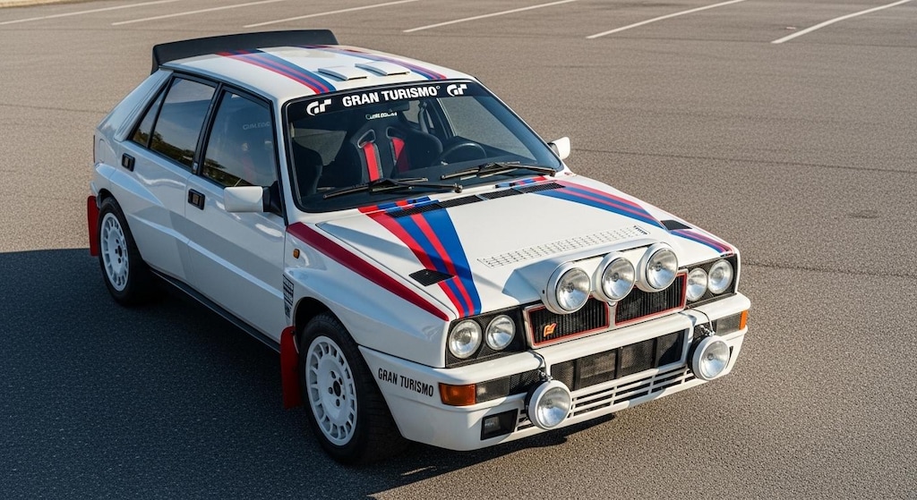 ランチアデルタラリーカー