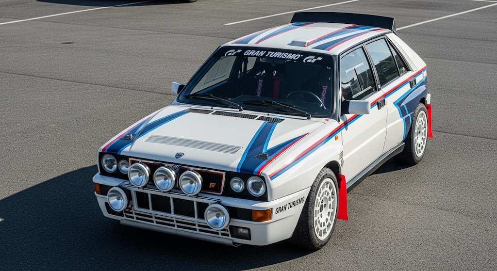 ランチアデルタラリーカー