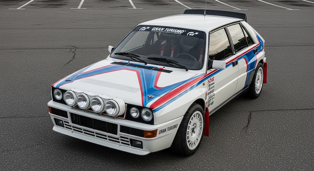 ランチアデルタラリーカー