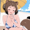 橘音と美登里の初ビキニ公開！ 2枚目