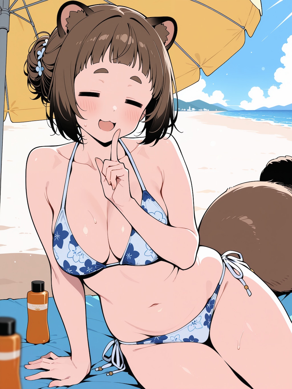 橘音と美登里の初ビキニ公開！