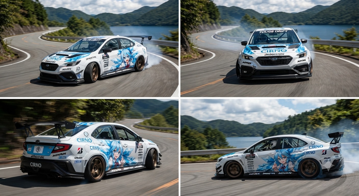 スバルWRX チルノ痛車 | の人気AIイラスト・グラビア