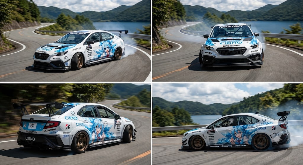 スバルWRX チルノ痛車