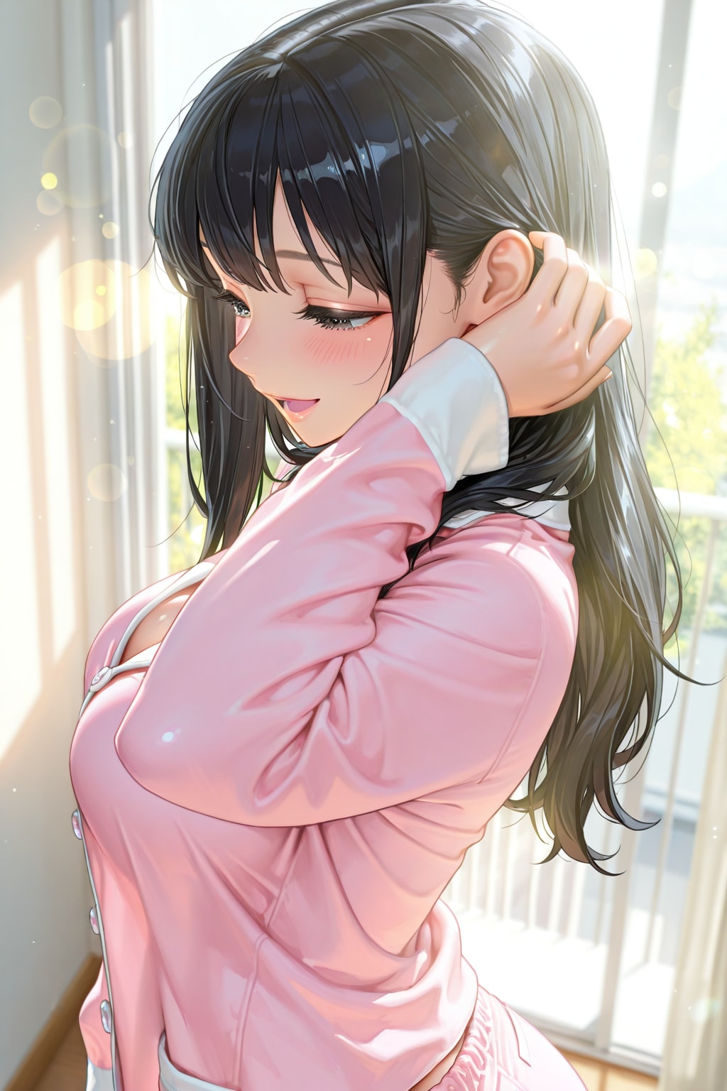 「あ、おはよう♡」
