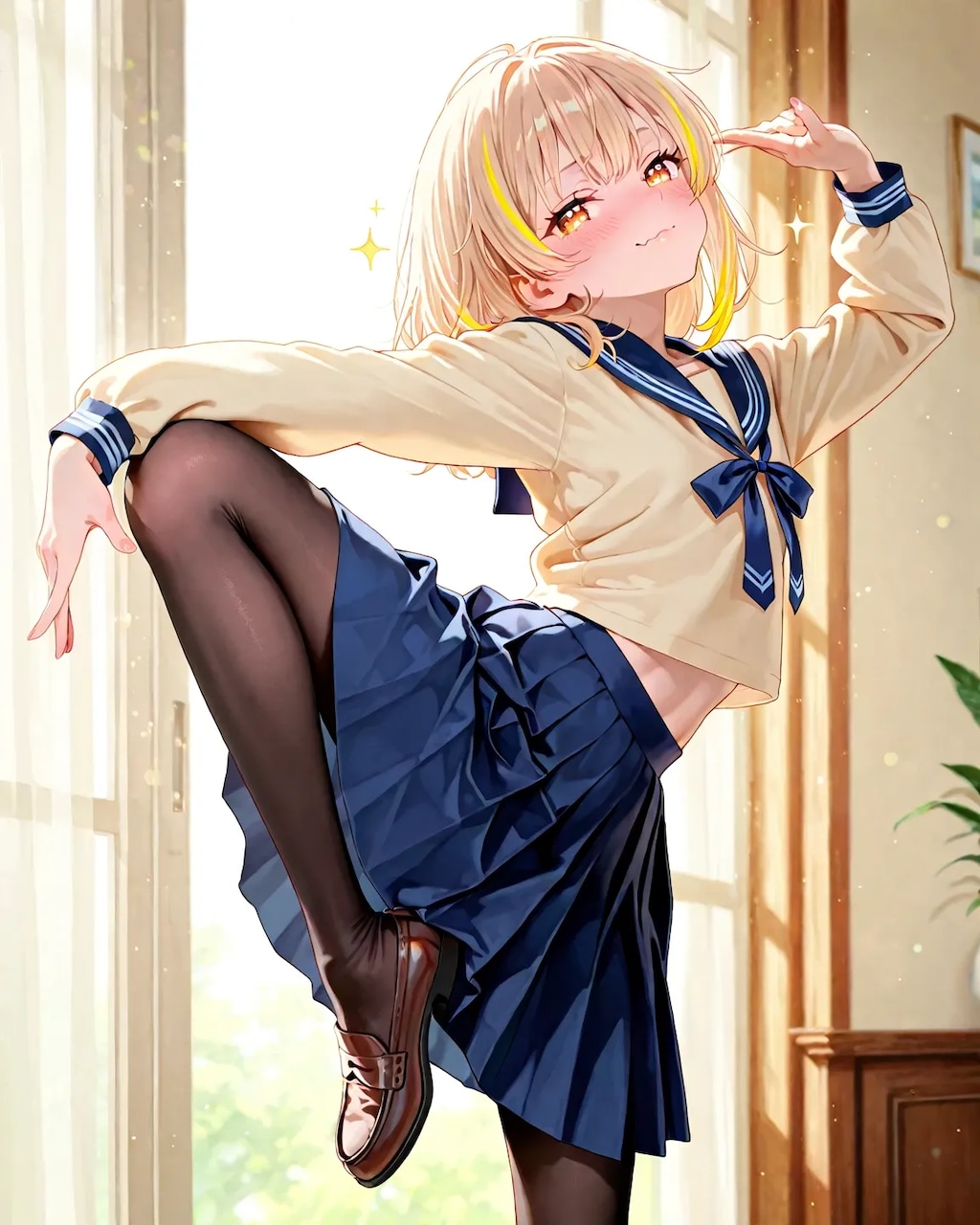 華麗なポーズを見よっ