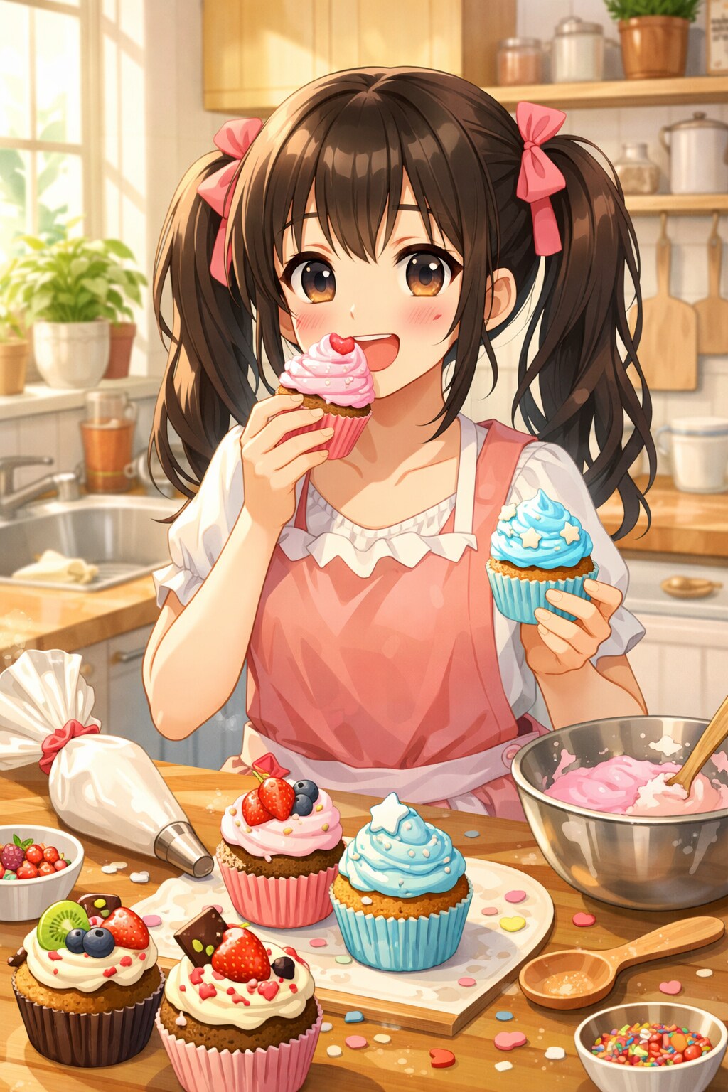 カップケーキ作ったよ | の人気AIイラスト・グラビア