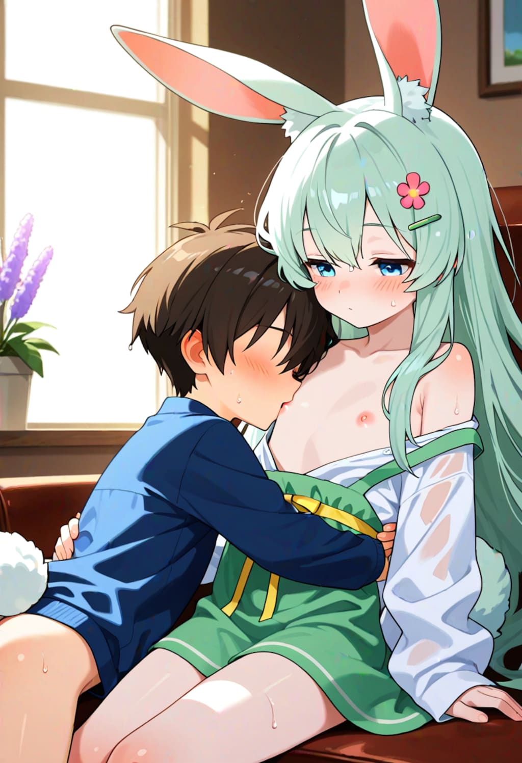 「んふふ、離したくないよぉ…ずっとこうしてて」