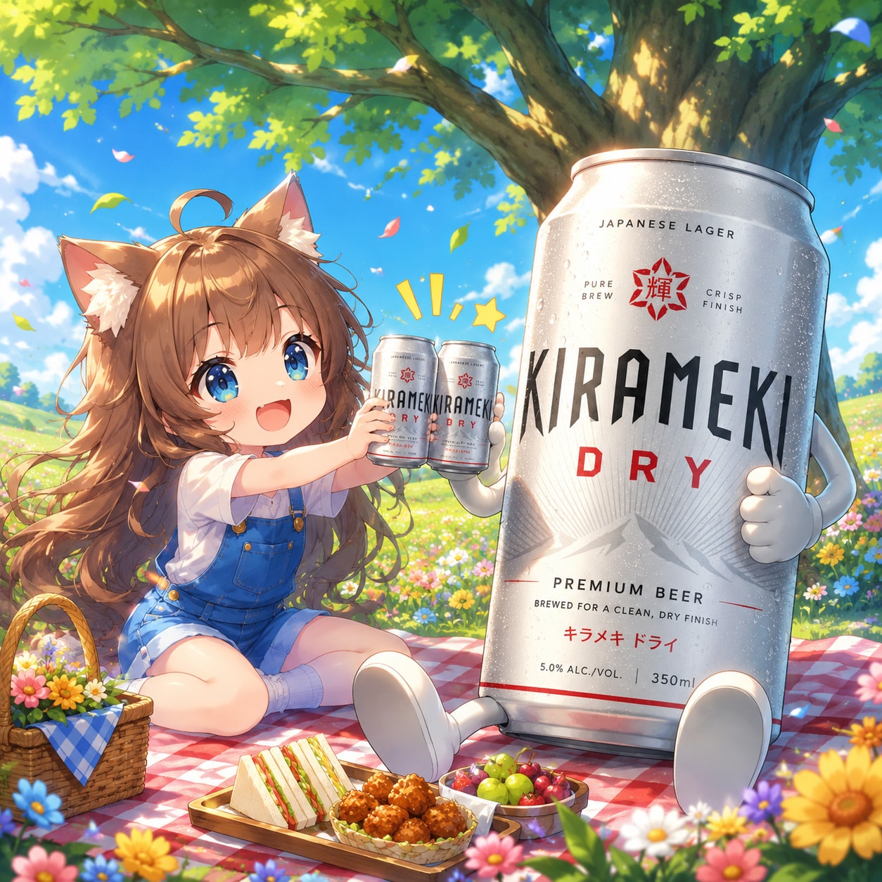 ピクニックの小さな女の子 | の人気AIイラスト・グラビア