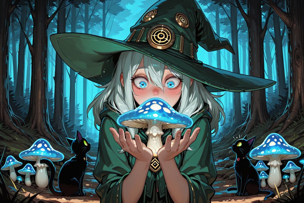 キノコの森の魔女