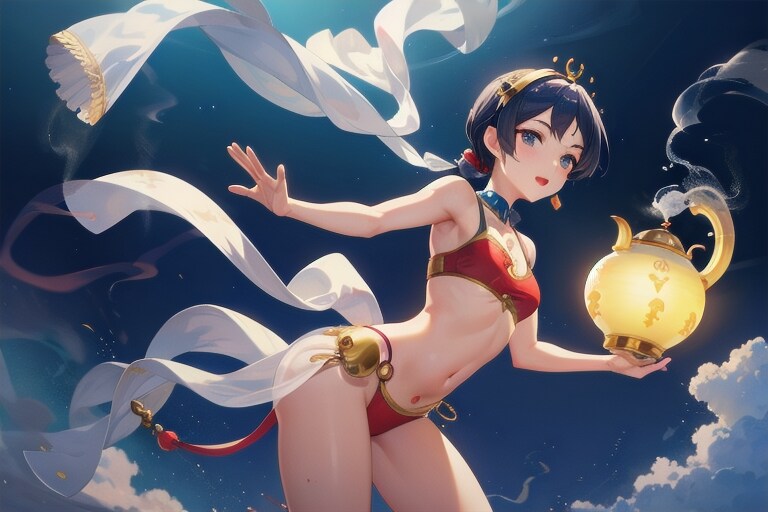 やかんみたいなランプを試してみたくなったので（翻訳したらこうなった）