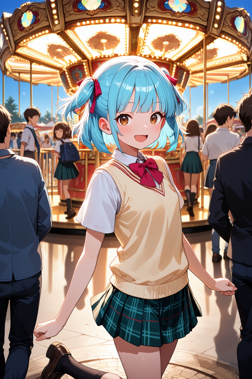 ウズリポちゃん遊園地に行く