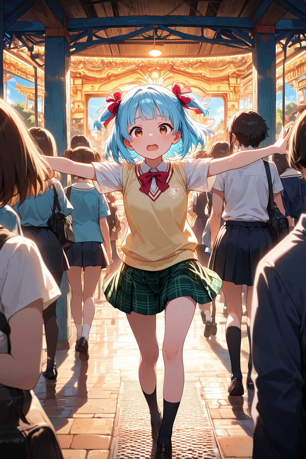 ウズリポちゃん遊園地に行く