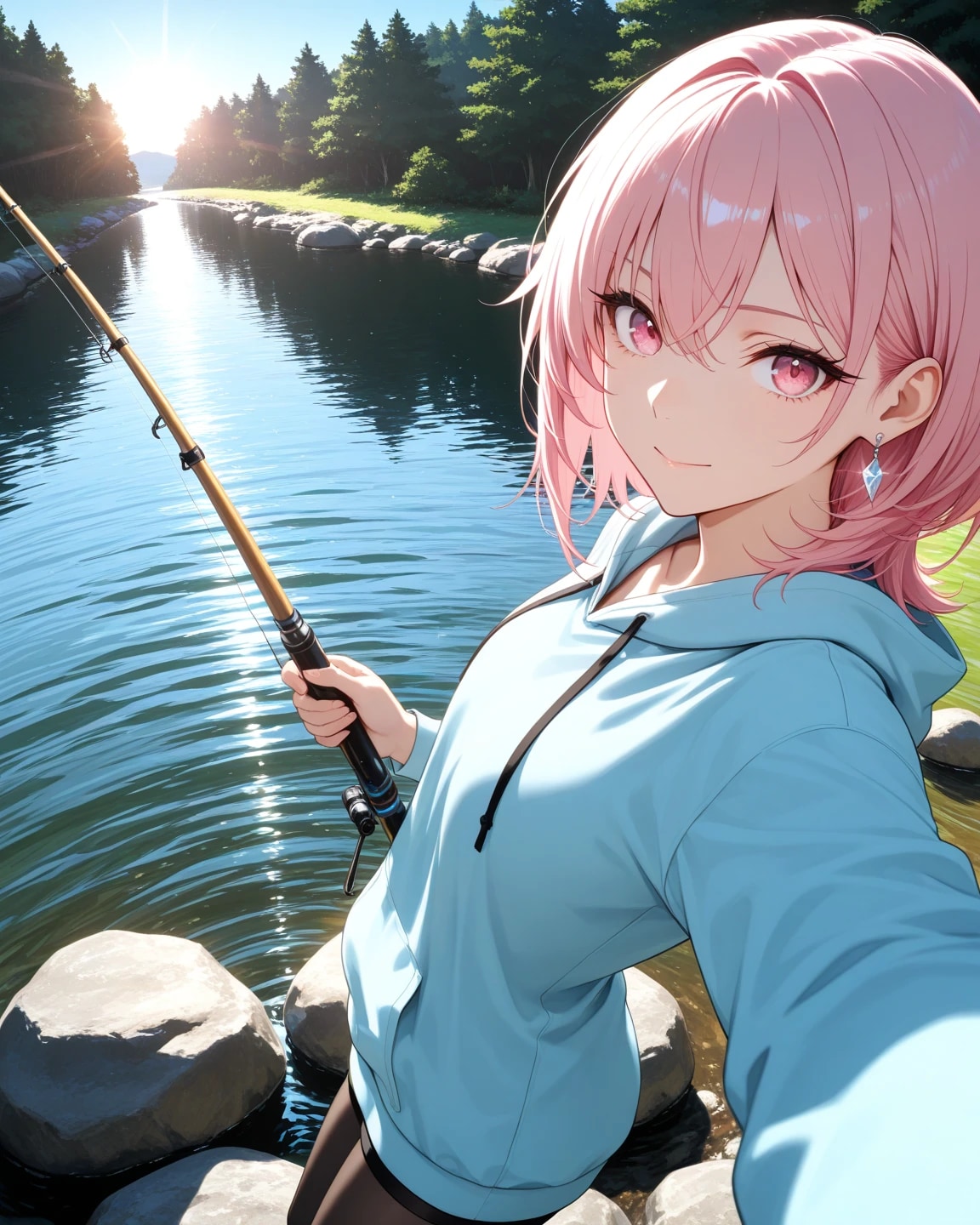 さあ釣るぞ、アウトドアだぞ。
