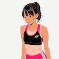 陸上少女 2枚目