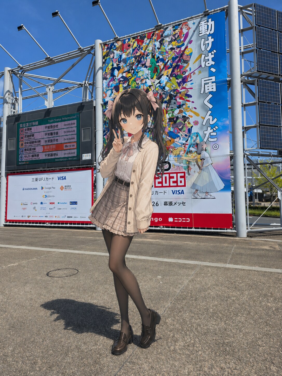 藍音とニコニコ超会議2026 を満喫！(2日目) | の人気AIイラスト・グラビア