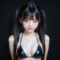 黒髪ロング、ゆるふわ 5枚目