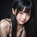 黒髪ロング、ゆるふわ 3枚目
