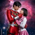 戦隊レッドとピンク（恋人同士） 8枚目