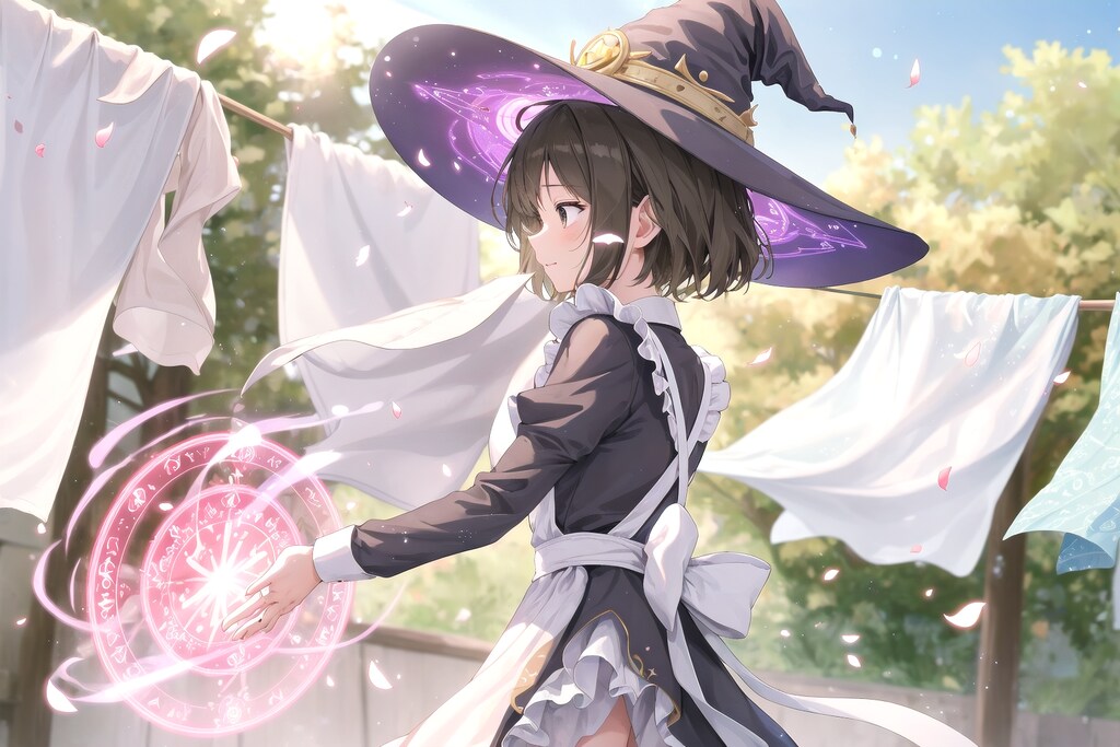 冬のお洗濯は、メイドでメイジにカラッとおまかせ