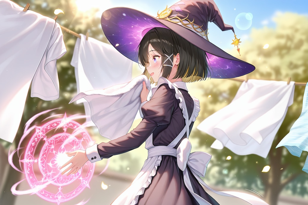 冬のお洗濯は、メイドでメイジにカラッとおまかせ