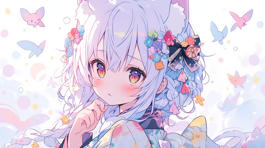 花冠の少女と夏の夢幻