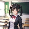 ツインテール✖️制服✖️タイツ 4枚目