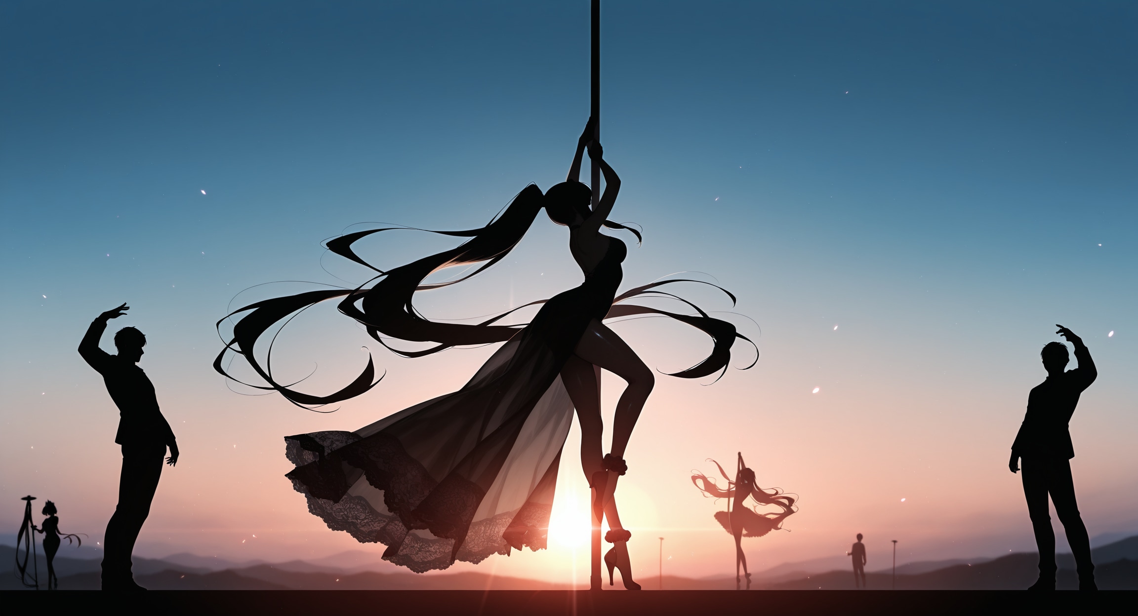 シルエットⅡ 3 | の人気AIイラスト・グラビア