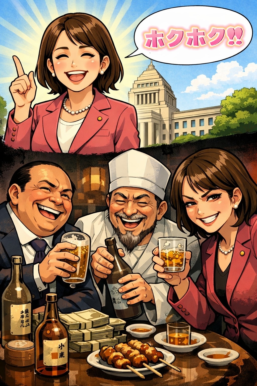 嘘つきとか言われて？