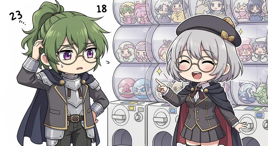 ガチャを回しましょう