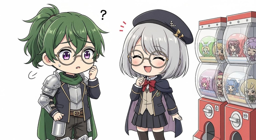 ガチャを回しましょう