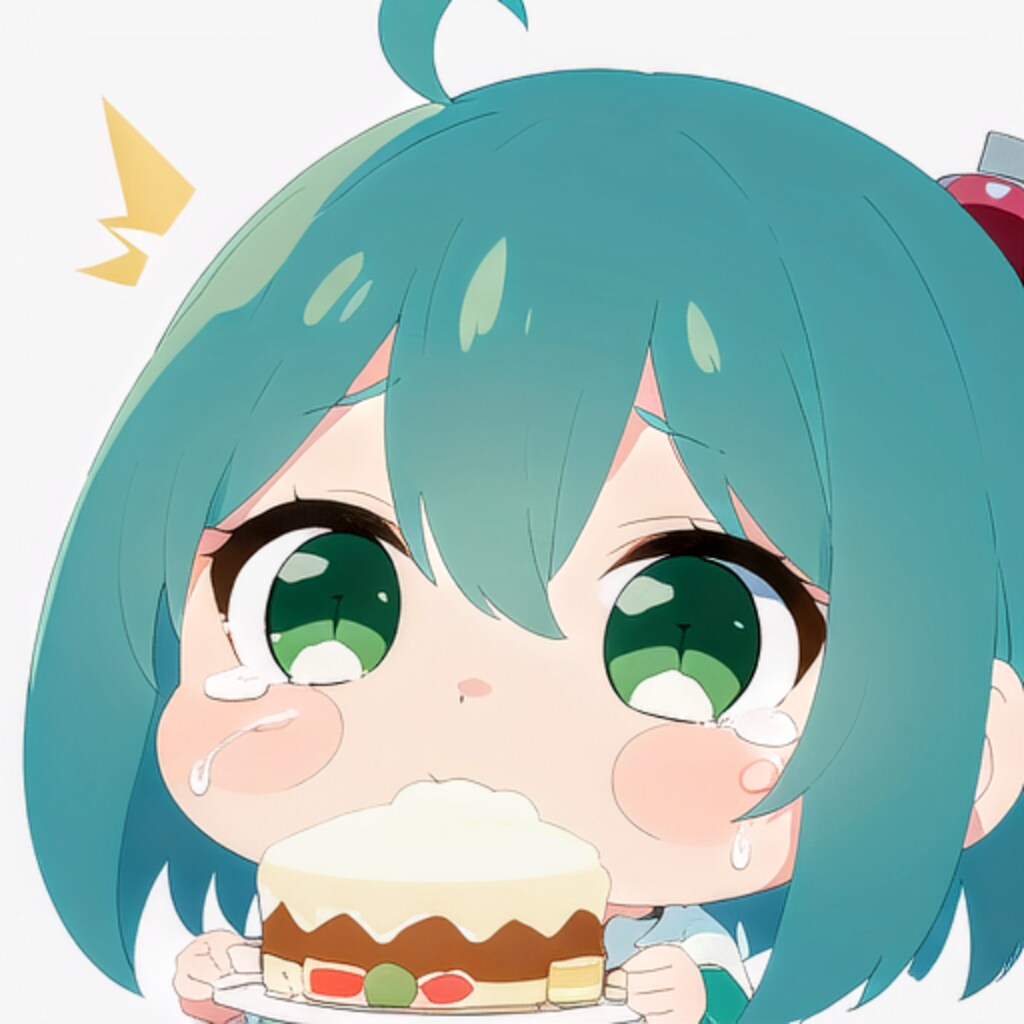 ケーキのいちごだけ食べられちゃった！